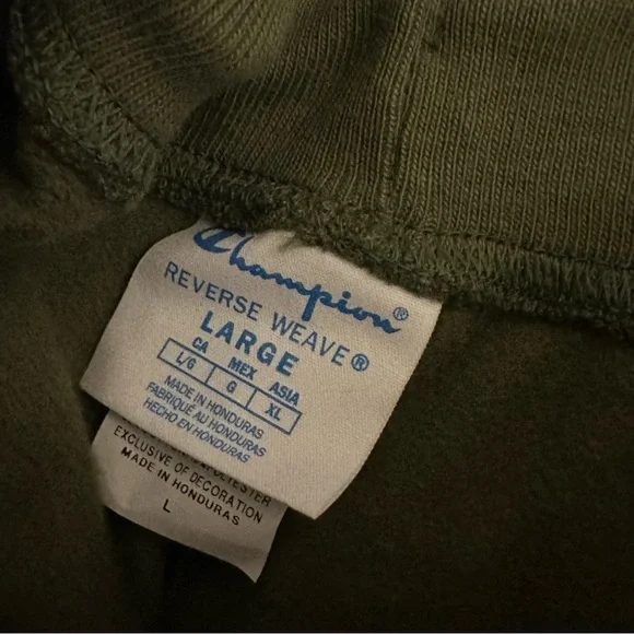 🔥 NEW Champion REVERSE WEAVE Jogger Pants OLIVE Men's LARGE - Picture 4 of 6
